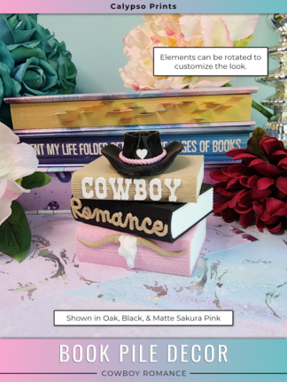 Book Pile Decor - Cowboy Romance