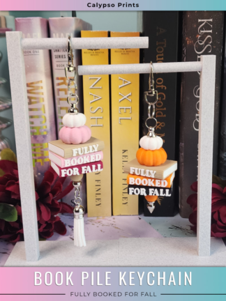 Book Pile Keychain - Fully Booked For Fall