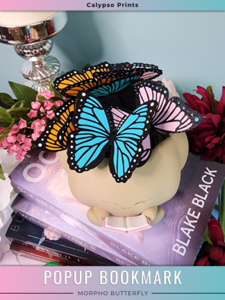 Popup Bookmark - Morpho Butterfly