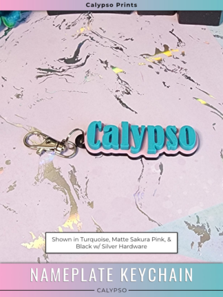 Nameplate Keychain - Calypso