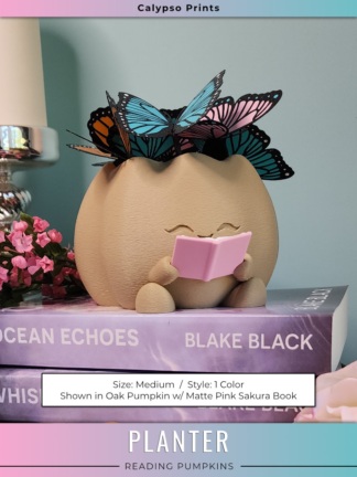 Planter - Reading Pumpkins - Single Color